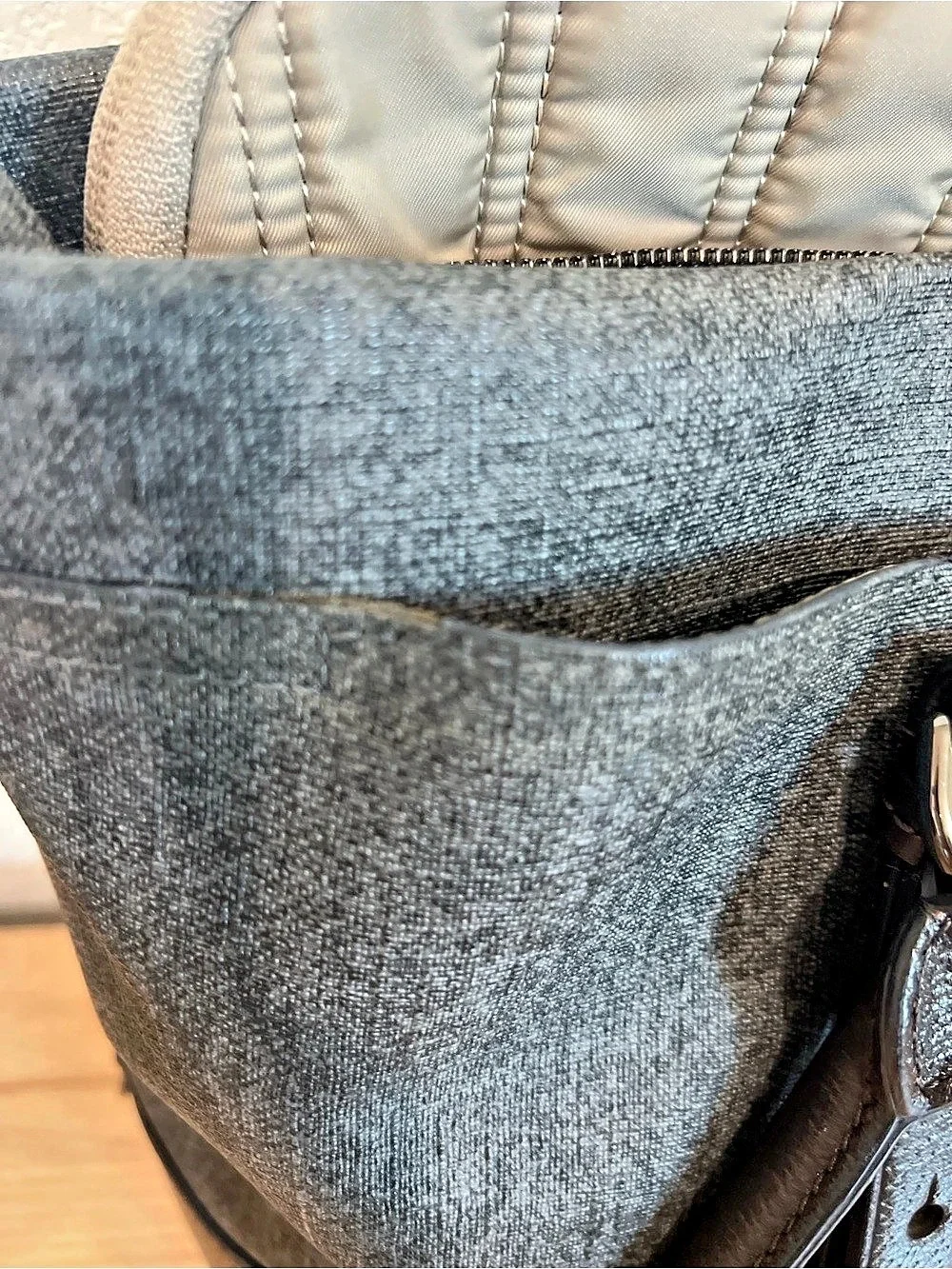 Tumi Voyageur Tote Gray & Brown